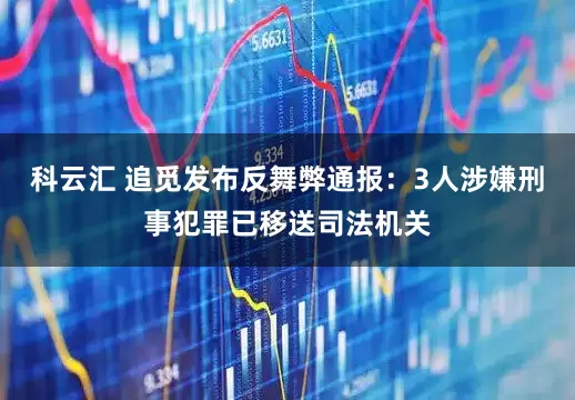 科云汇 追觅发布反舞弊通报：3人涉嫌刑事犯罪已移送司法机关